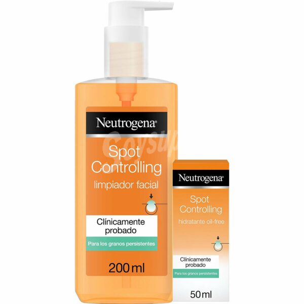 NEUTROGENA PACK HIDRATANTE + LIMPIADOR ACNE VISIBLY CLEAR