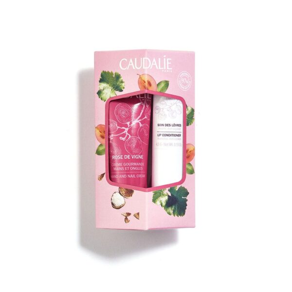 CAUDALIE DUO CREMA MANOS+LABIAL ROSE DE VIGNE