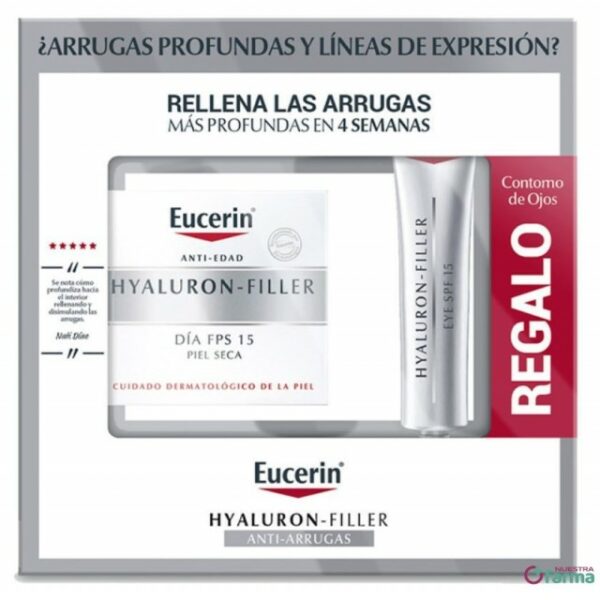 EUCERIN HYALURON-FILLER ANTI-ARRUGAS (DÍA+NOCHE PIEL SECA)