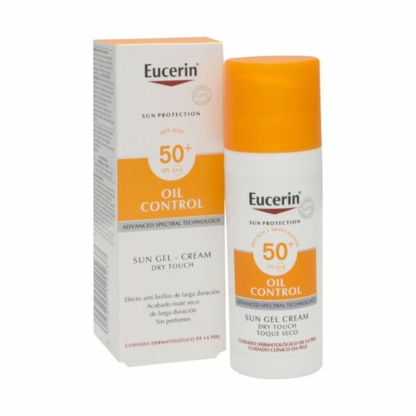 EUCERIN GEL CREME SUN PROTECTION 50 ROSTRO OIL