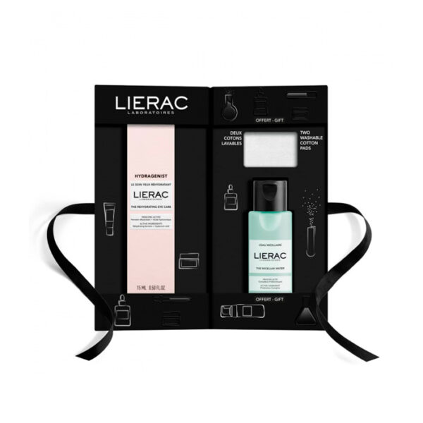 LIERAC COFRE NAVIDAD HYDRAGENIST CONTORNO OJOS + MINI AGUA MICELAR 23