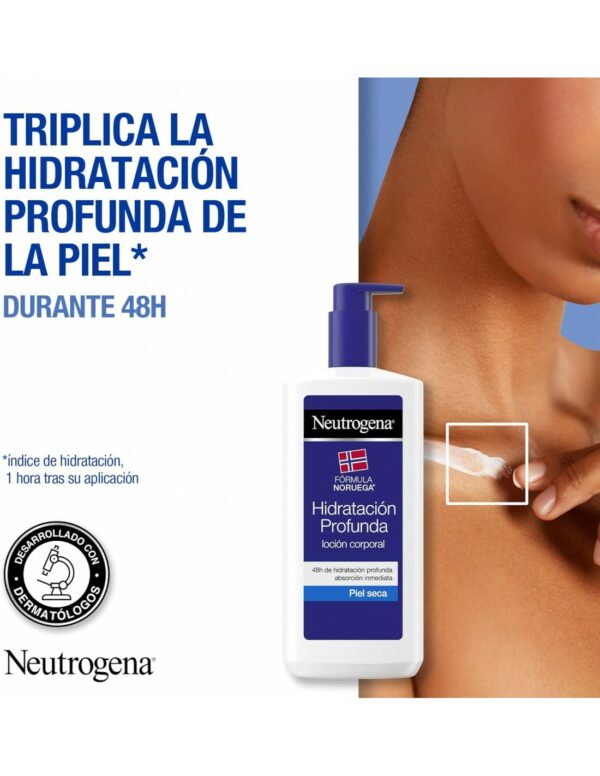 NEUTROGENA FORMULA NORUEGA HIDRATACION PROFUNDA LOCION CORPORAL RAPIDA ABSORCION PIEL SECA 2 ENVASES
