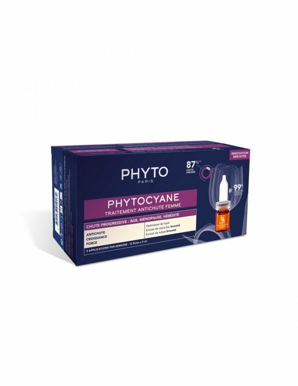 PHYTO CYANE AMPOLLAS MUJER TTO CAIDA PROGRESIVA